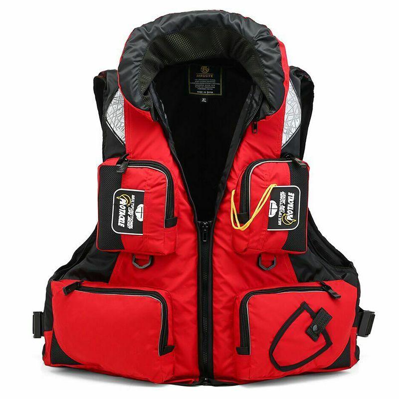 Safety Life Jacket Vest Adjustable Buoyancy For Sailing Kayak Canoeing Fishing