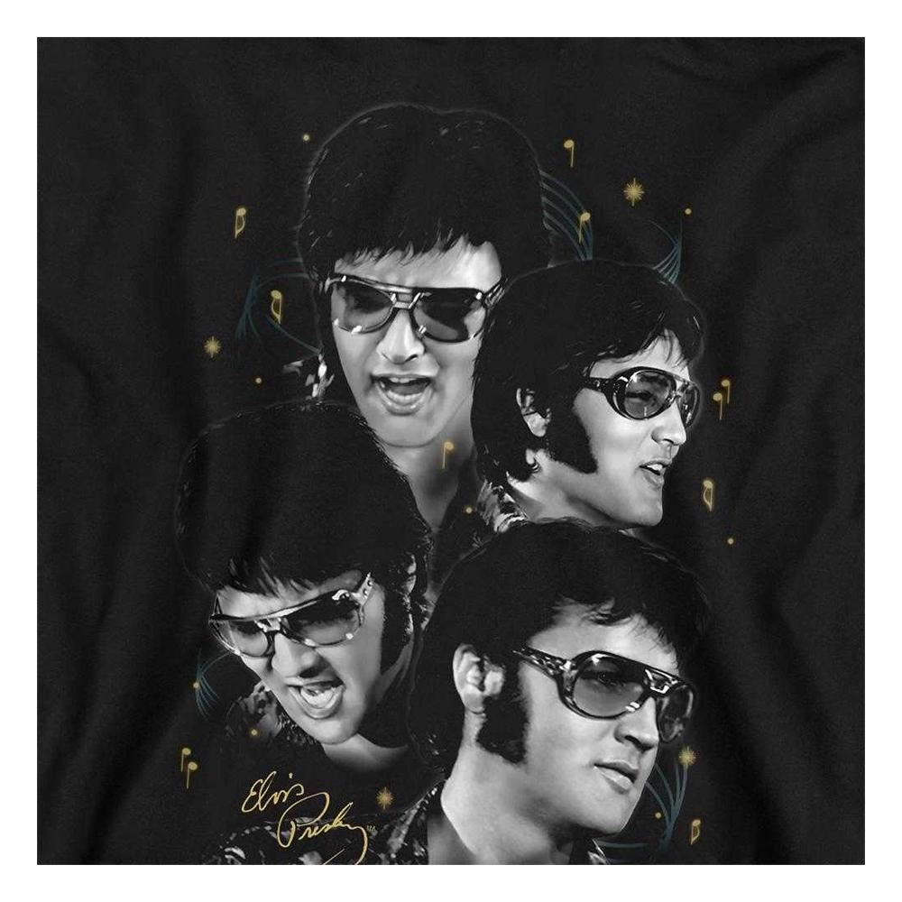 Elvis Presley Childrens/Kids Faces Hoodie