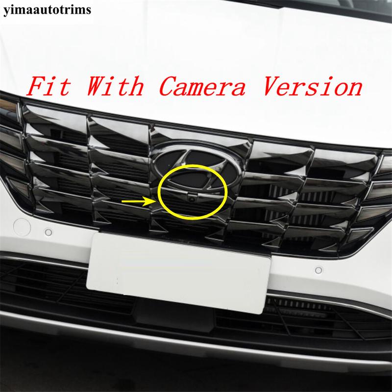 Car Front Middle Grille ect Screening Mesh Net Grille Dust Protection Trim Accessories Fit For Hyundai Tucson NX4 -