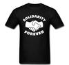 Solidarity Forever Peace T Shirt Tee Protest Anarchy Anarchist Hand Shake