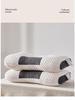 Non-Collapsing High-Weight Knit Neck Pillow for Cervical Support - Ideal for Adults, Students, Home & Dormitory