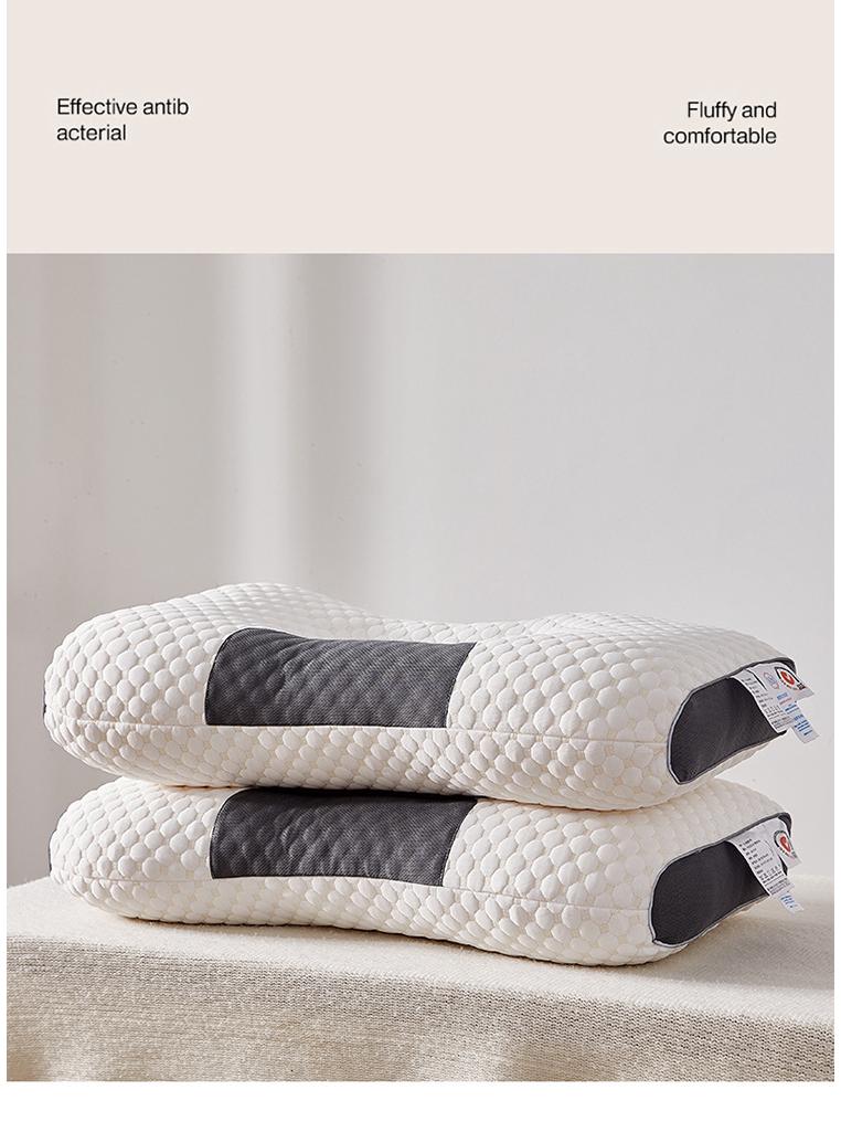 Non-Collapsing High-Weight Knit Neck Pillow for Cervical Support - Ideal for Adults, Students, Home & Dormitory