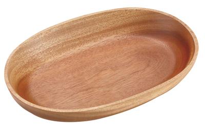 Captain Stag Wooden Oval Curry Plate Woodbreath UP-2607
