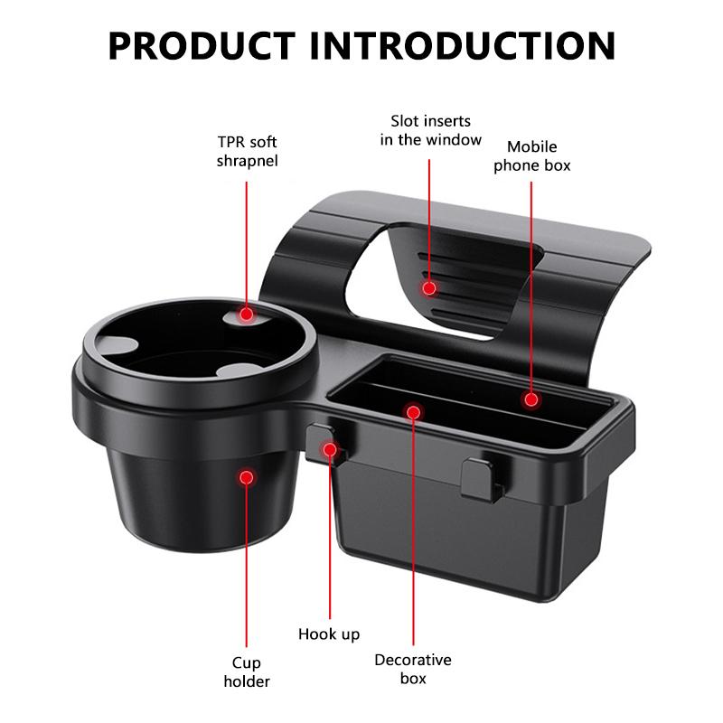Auto Multifunktionale Aufbewahrungsbox Getränkehalter Handy Schlüssel Organizer Auto Fenster Tür Kante Organizer Auto Innenraum Zubehör