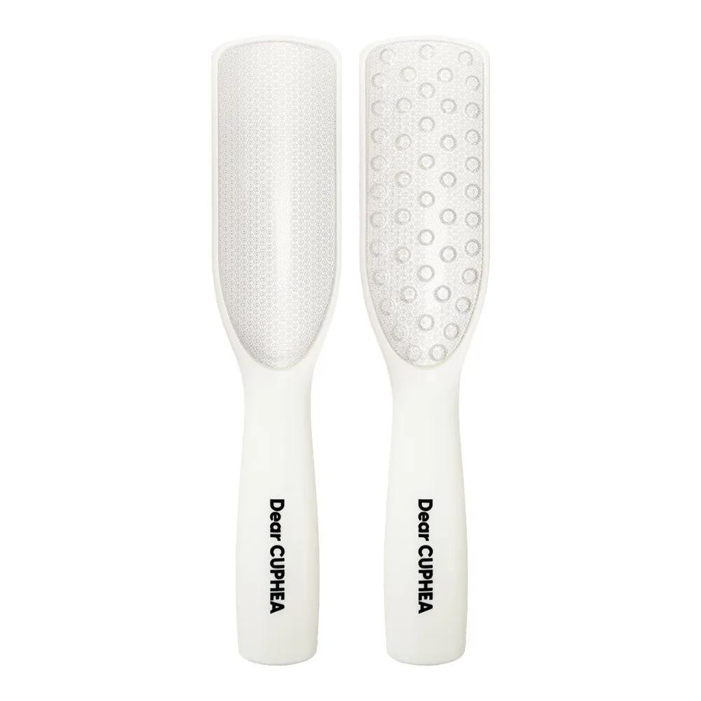 DEAR CUPHEA Foot Callus Remover White Double-sided Stainless Steel Semi-permanent