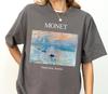 Claude Monet Impression Sonnenaufgang T-Shirt - Vintage Kunstgeschichte T-Shirt, Französisches Impressionistisches Gemälde T-Shirt