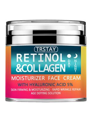 Hyaluronic Acid, Collagen & Retinol Face Anti Wrinkle Whitening Cream Oil Control Hydrating Effective Shrink Pores Rejuvenation