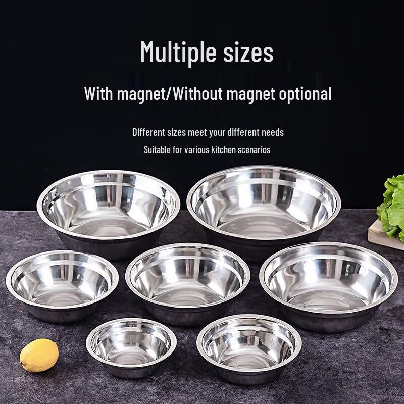 Multi-purpose Stainless Steel Kitchen Bowl