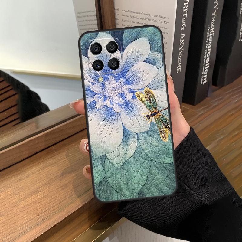 Dragonfly Pattern Case For Samsung Galaxy M13 M53 M51 M31 M11 M14 M34 M54 M12 M32 M52 M16 M36 M56 M15 M35 M55
