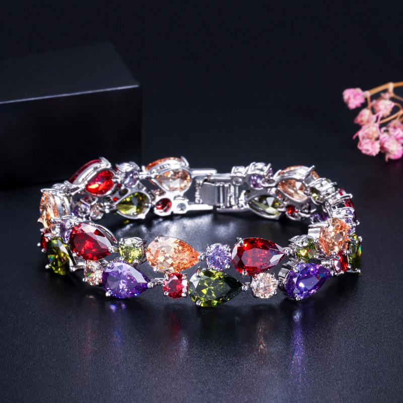 Mona Lisa European & American Style Zircon Bangle - Korean Fashion Hot Selling Jewelry