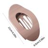 Korean Style Oval Hair Clips Curved Leopard Duckbill Clip Acrylic Hairpin Women