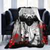 Vocaloid Hatsunes Mikus 08 Blankets Velvet Decoration Breathable Lightweight Thin Throw Blankets for Sofa Travel Bedding Throws