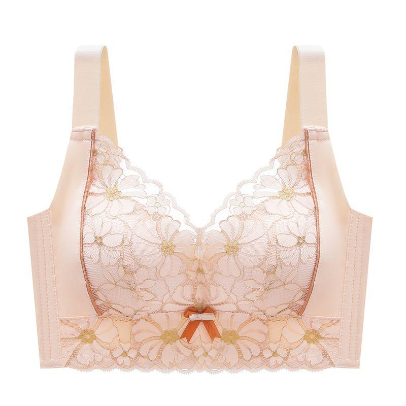 

Нижнее белье Женское, собранное для поднятия груди, антипровисающий, антирасширенный, высококачественный бюстгальтер с толстым неметаллическим кольцом, регулируемый бюстгальтер 40/90