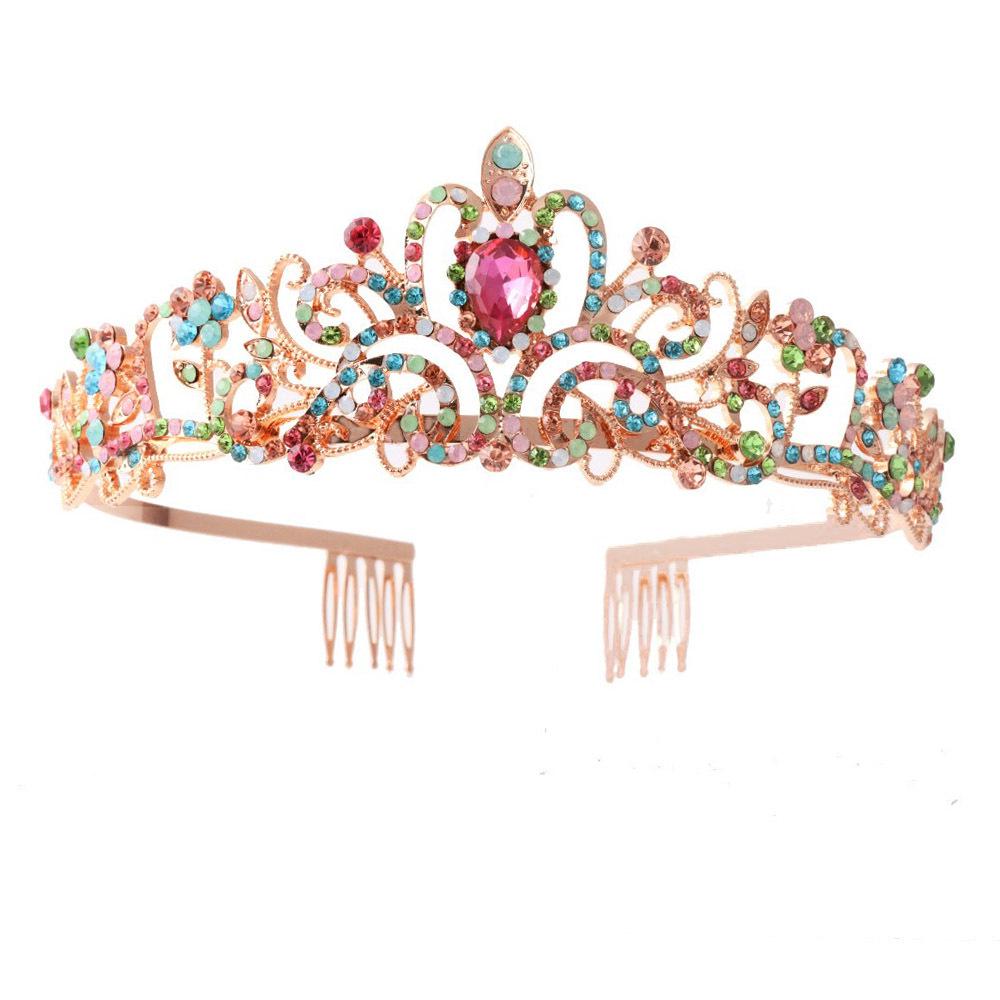 Crystal Diamond Bridal & Birthday Crown Hair Accessories