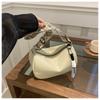 New Casual Crossbody Bag Portable Wide Shoulder Strap Design Shoulder Bag Large Capacity Bucket Bag