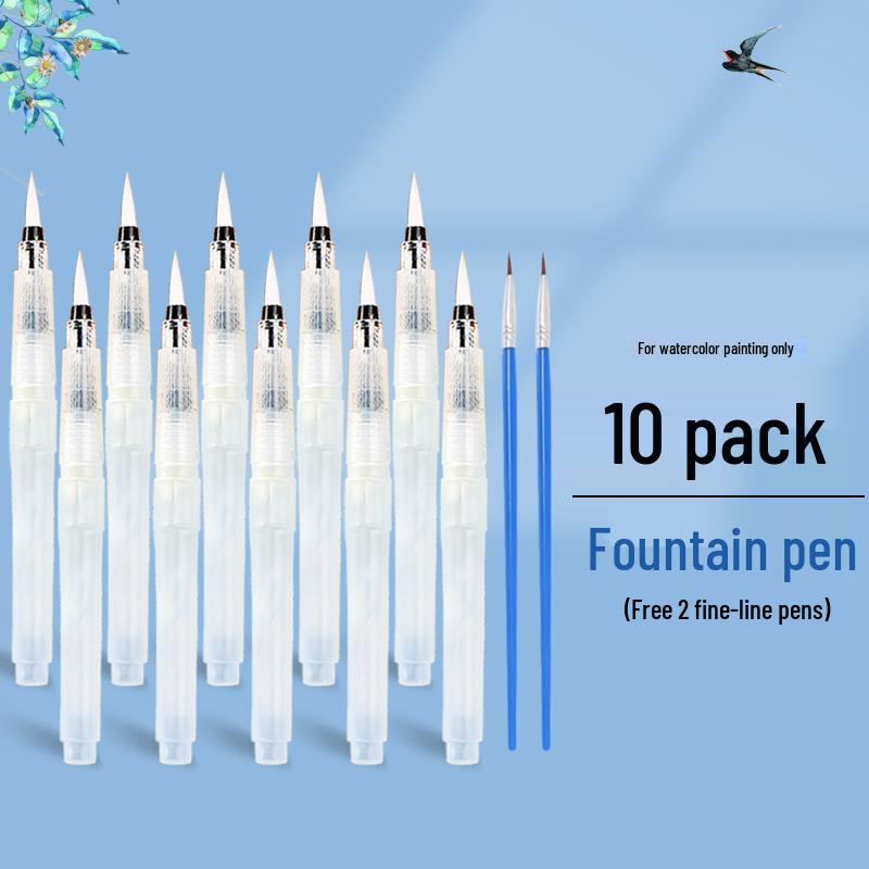 Large Capacity Watercolor Water Storage Brush Pen for Beginners