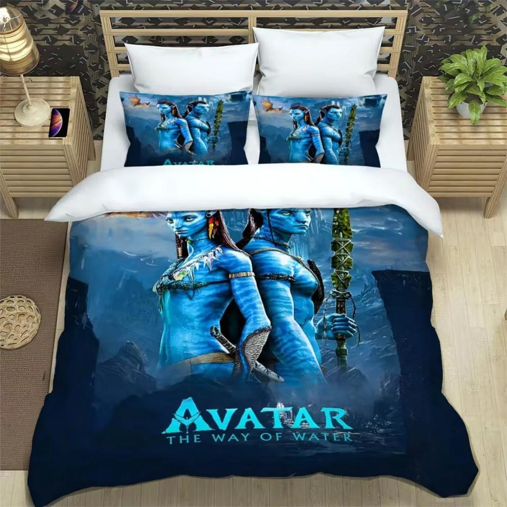 Movie Avatar Duvet Cover The Way of Water Bedding Sets Supplies Set Duvet Cover Bed Comforter Set