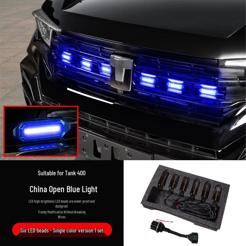Custom Parts for 2023-2025 Tank 400hi4 Yellow LED Grille Light