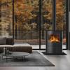KRATKI AB/S/2/ROLLO Ø 150 10 kW Steel Stove, Dark Lining Set