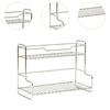 Kitchen Storage Rack Spice Rack Portable Sturdy Multifunction Bathroom Vanity Organizer for Home Tabletop Living Room Kitchen