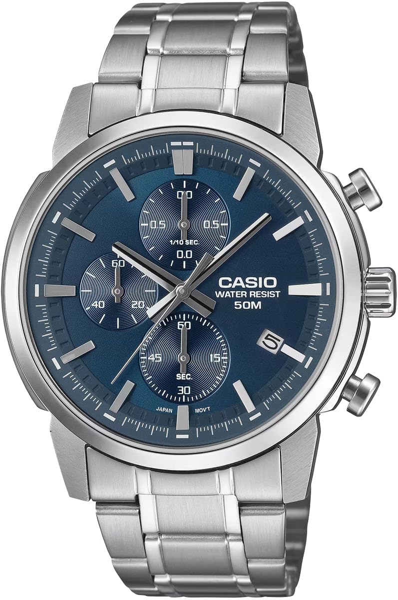 

Casio Standard Men s Watch MTP-E510D-2A2V 1/10 Second Chronograph Quartz Blue
