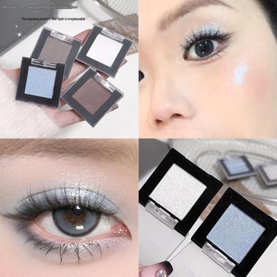Versatile Crystal Powder Eyeshadow: No Fallout, Explosive Sparkle, Brightening Smoky Highlight Cream