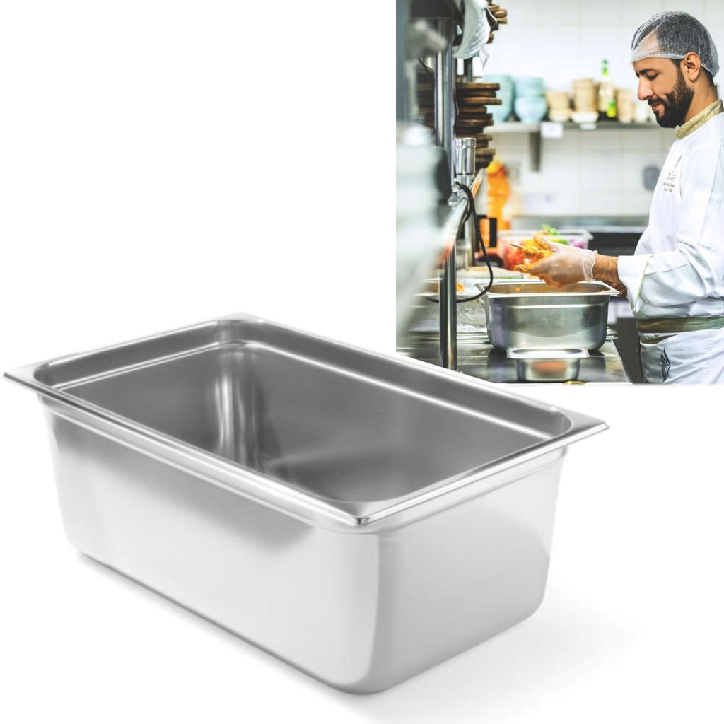 Gn 1/1 Stainless Steel Profi Line Container, Height - Hendi 801208