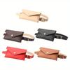 Women Waist Bag Leather Fanny Pack Chest Bag Women's Belt Fashion Pin Buckle Thin Belt Bag