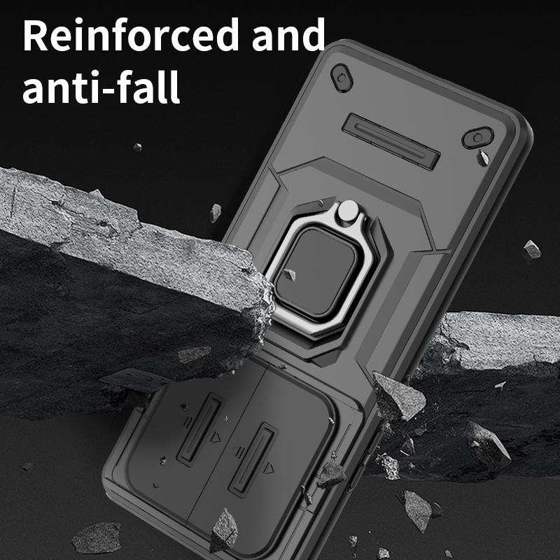 For Oppo Realme 13 Pro Plus Case Lens Protection Armor Shockproof Coque For Realme 12 Pro Plus 12 Lite 4G Ring Stand Back Cover