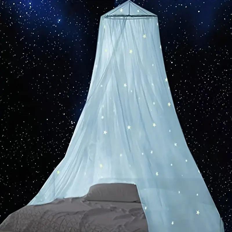 Color Luminous Star Mosquito Net Rainbow Dome Hanging Mosquito Net Princess Wind Dream Bedroom