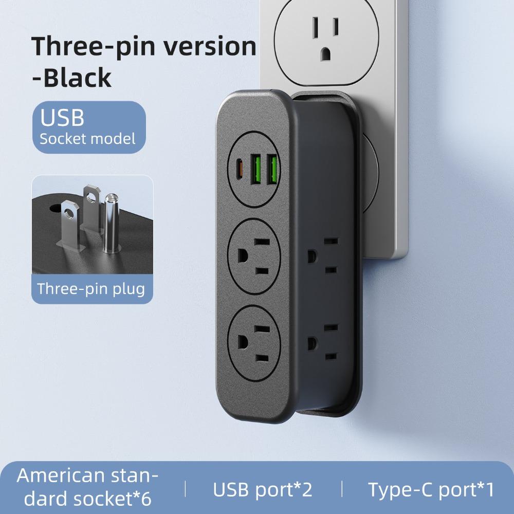 21 Holes Travel Power Strip 6 Outlet Power Strip with USB Compact Extension Cord  Canada