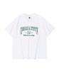 613SEOUL 1913 Lettering University Short Sleeve T-Shirt (White)