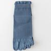 Men's Summer Five-Toe Anti-Odor Athletic Socks: Thin, Cotton, Antibacterial, Sweat-Absorbing, Boneless Toe Sports Socks