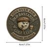 Collectible Coin Golf Collectibles Souvenir Double-Sided Challenge Coin For Women Men Family Enthusiast Investor Hobbyist Home