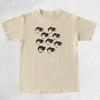 Eyes Graphic Tees Egirl Grunge Aesthetic Printed Women Y2k T Shirt Vintage Streetwear Tops Hipsters Cute Fashion Female Clothing