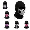 1Pcs Skull Print Motorbike Windproof Skiing Head Neck Warmer Bicycle Helmet Liner Motorcycle Balaclava Full Face Mask