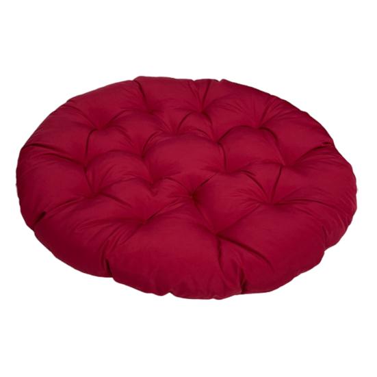 

Подушка для крісла Папасан Однотонна М яка Подушка для Крісла з Зав язками Папасан для вулиці 60cm вина червоного кольору