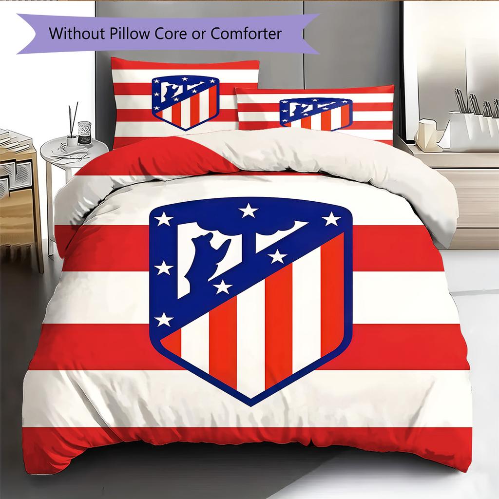 Set Copripiumino Trapuntato Atleti Copripiumino Federa Decorazione per la Casa Regalo di Compleanno (1 * copripiumino + 2 * federa, senza nucleo)