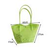 Jelly Color Pvc Clear Tote Bag Women Commute Shoulder Bag Large Capacity Waterproof Shopper Pouch Transparent Top Handle Handbag