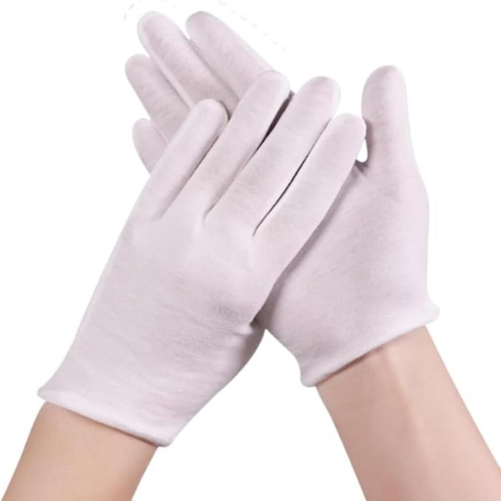 Cotton Smooth Available In 8 Colors and 3 Innerwear for Formal Quality Dry Dozen 15 [TNT SPACE] Gloves, Fabric, 100% Cotton, Unisex, Ambidextrous,