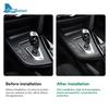 Gear Shift Panel Cover for BMW 3 Series F30 4 Series F32 3GT F34 2013-2018 Suede Interior Trim