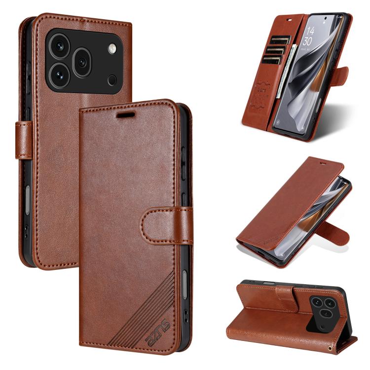 AZNS Sheepskin Texture Flip Leather Phone Case