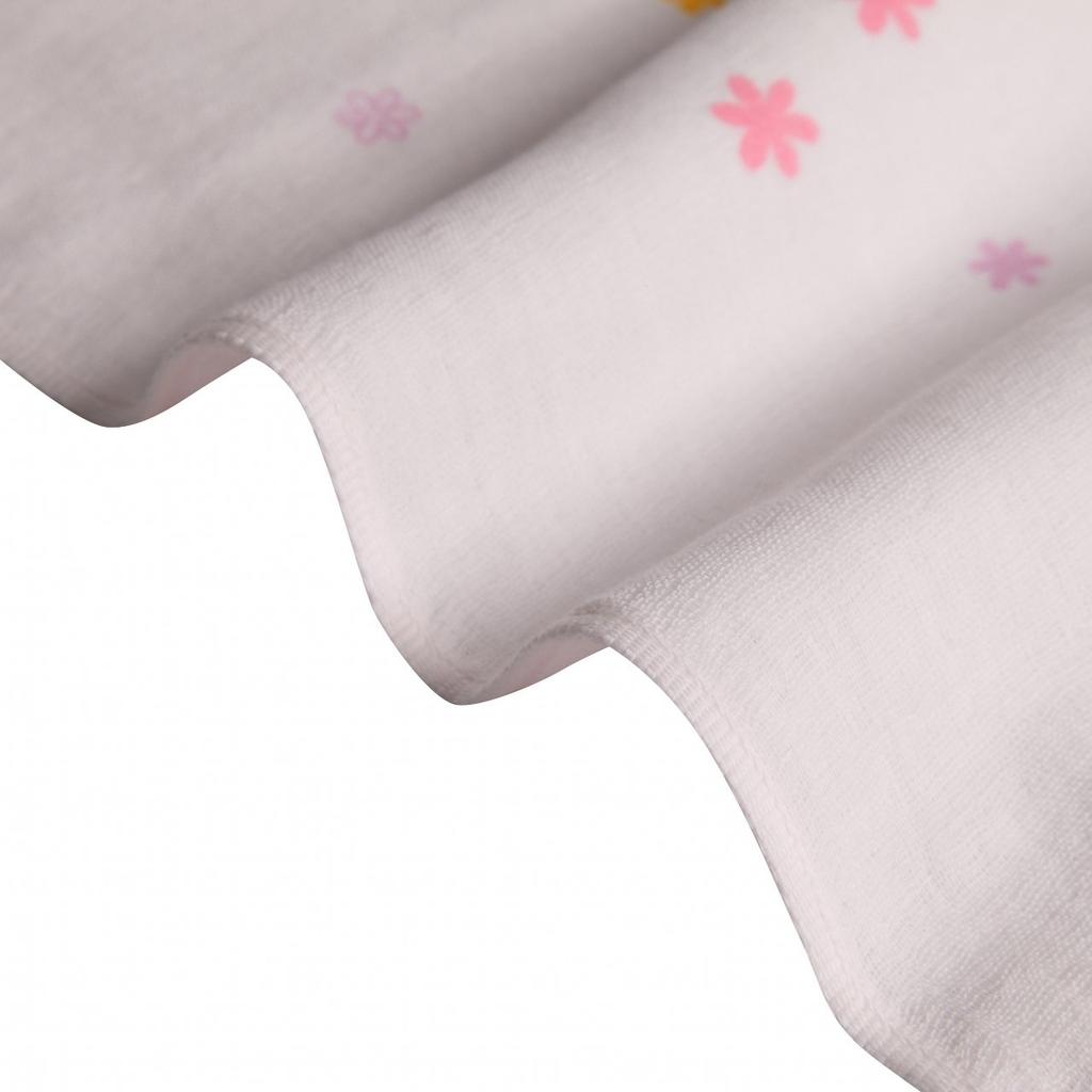 Isamu Shokai Baumwollgaze Badetuch Floral 90x90cm 100% Handtuch, Japan, Druck, Rosa,
