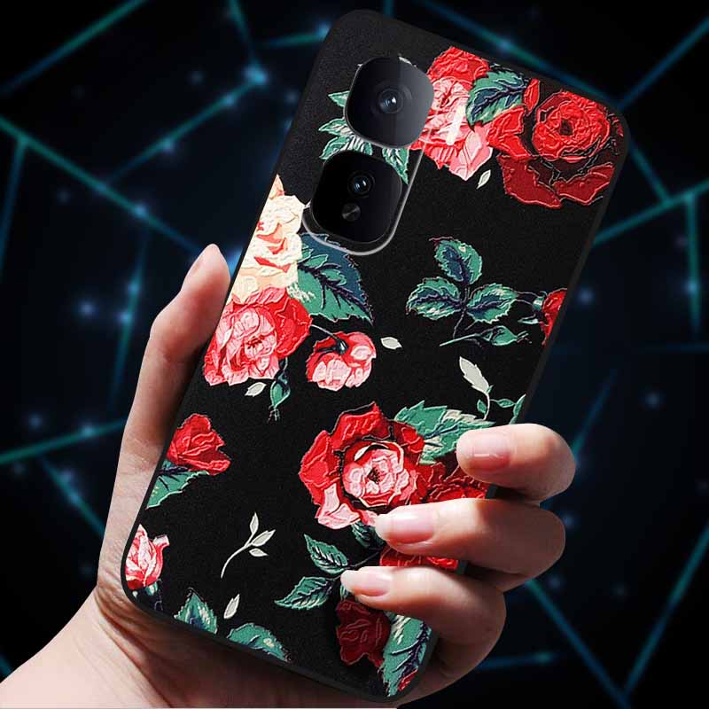 Kwiatowe Wytłaczane Etui 3D Dla vivo iQOO Neo 10 Etui 10Pro Miękkie Silikonowe Etui na Telefon dla vivo iQOO Neo 10 Pro Tylna Pokrywa Coque Torba
