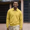 Herren Casual Sweatshirt mit halbem Reißverschluss, Langarm, Sportlicher Pullover