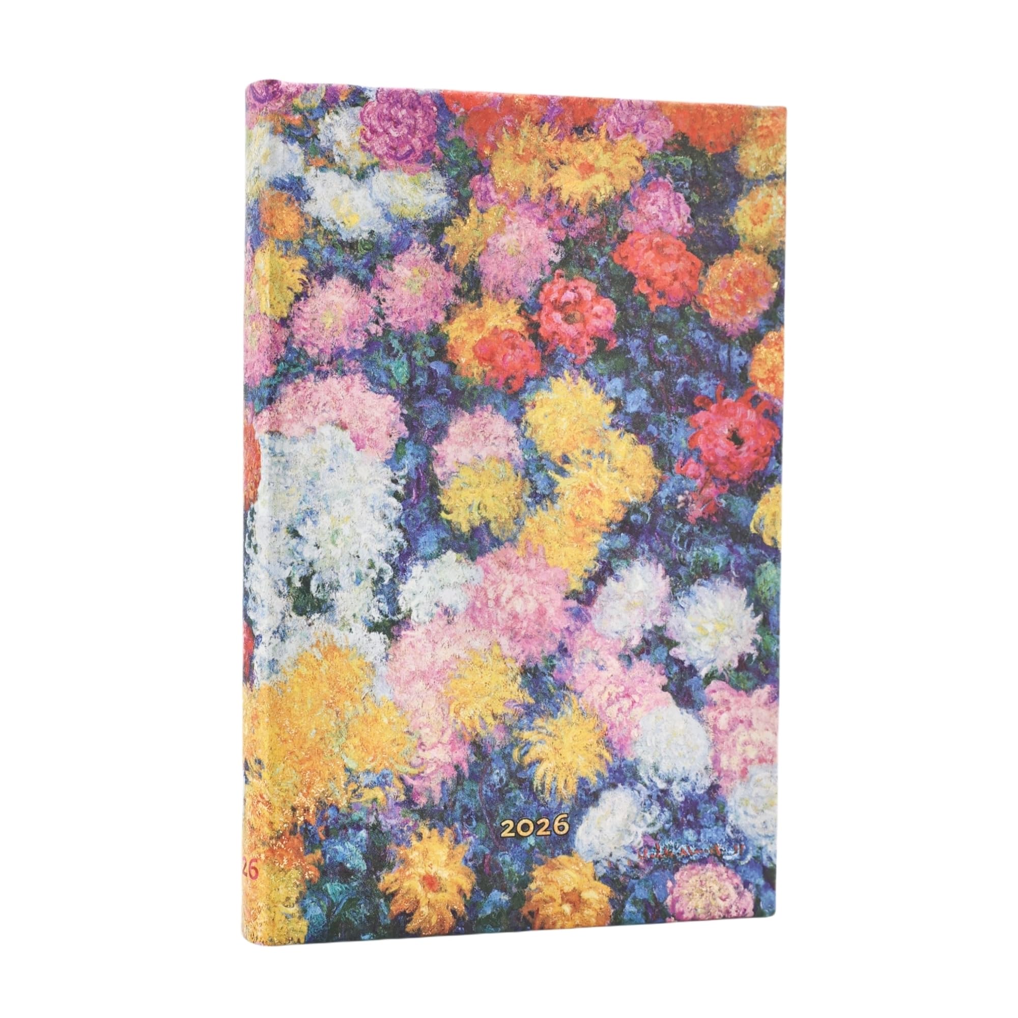 Paperblanks 2026 English Diary Hardcover Monet s Chrysanthemums Mini DE0732-7