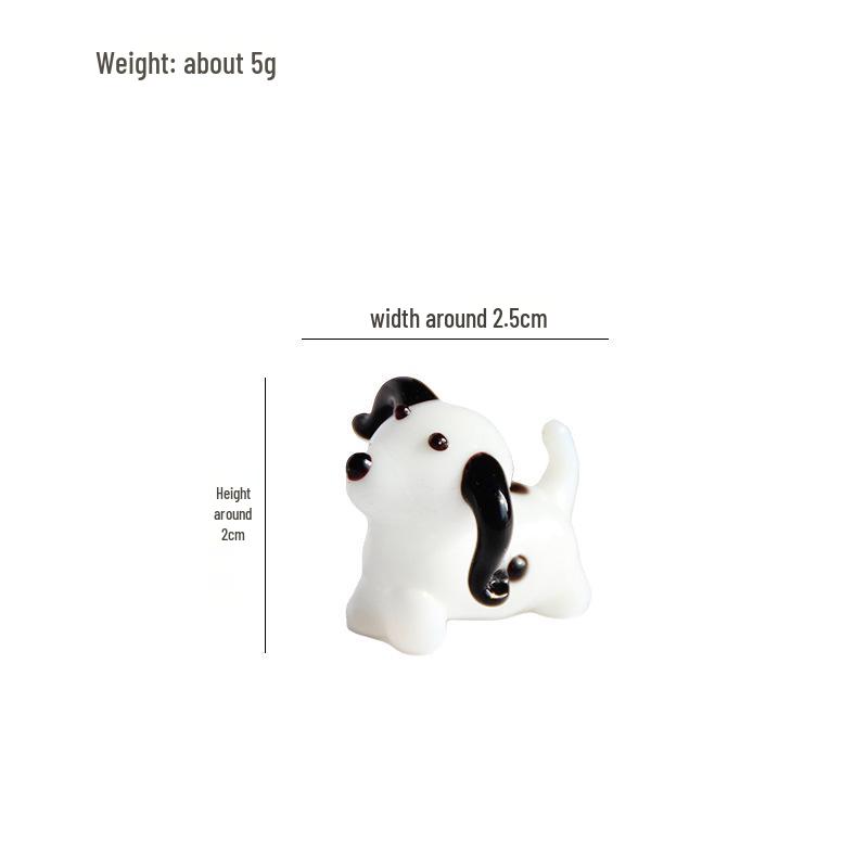 Teddy, Corgi, Shiba Inu, and Pomeranian Glass Animal Ornaments