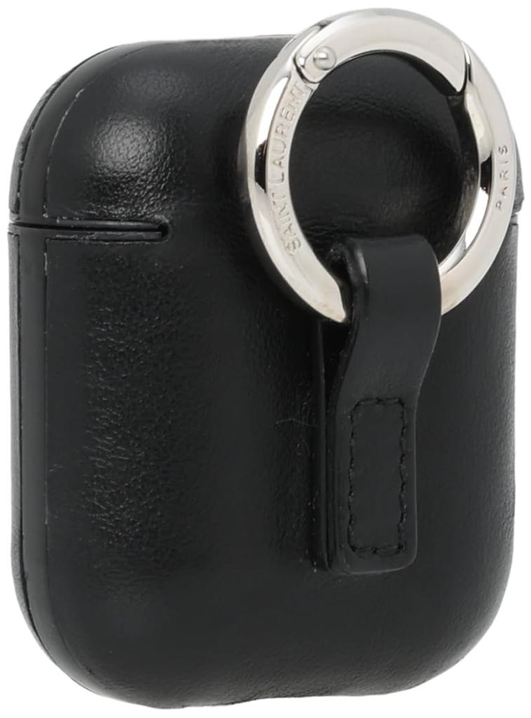 Saint Laurent AirPods Case, NERO MATT, 635648 0O7TN, Small Accessory Case [Parallel Import]