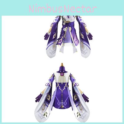 Wunderschön gefertigte Genshin Impact Spiele Cosplay Kleidung für Damen Karnevalskleidung
