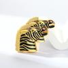 1 Stück Vintage goldene Zebrakopf-Brosche, Vintage Tier-Pferdekopf-Brosche, Brustblume, Accessoire